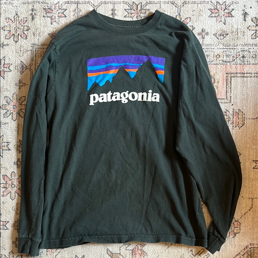 Patagonia Dark Green Long Sleeve